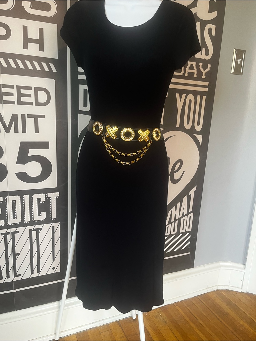 Vintage Y2K Streets Ahead Statement XOXO Leather belt ~Carrie Bradshaw - Picture 4 of 9